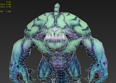 次时代 pbr 人鱼 鱼人 深海 怪兽 鱼战士