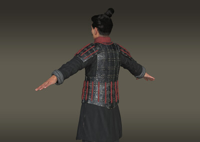 士兵 古代士兵 秦 秦朝 秦兵 4k贴图(盔甲2套贴图) 带表情 盔甲 步兵