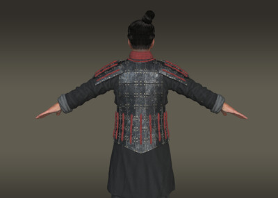 士兵 古代士兵 秦 秦朝 秦兵 4k贴图(盔甲2套贴图) 带表情 盔甲 步兵