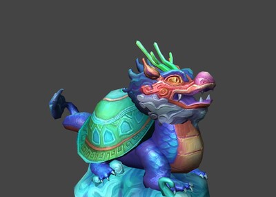 海龟 神兽 海龟雕像 石像  龙龟 龙之九子 龙龟雕像 游戏石像