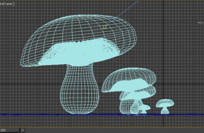 蘑菇 卡通模型-树木模型库-3ds Max(.max)模型下载-cg模型网
