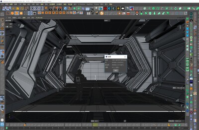 飞船走廊 机舱通道模型-科幻场景模型库-FBX(.fbx)模型下载-cg模型网