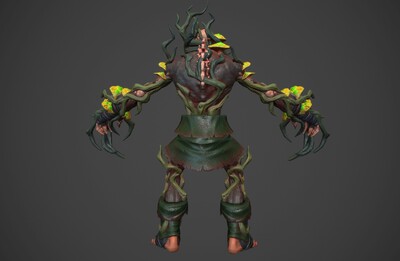 2k 手绘 丧 尸树怪 树妖 monster 怪物