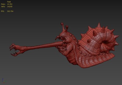 pbr次世代 蜗牛怪 怪物设计 恐怖怪物 角蜗牛 变异蜗牛 变异怪物 魔怪