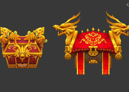 黄金龙宝箱四个等级