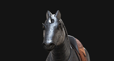 铠甲马 装甲的战士马 战马 盔甲马 宝马 马匹 骏马 写实马 千里马