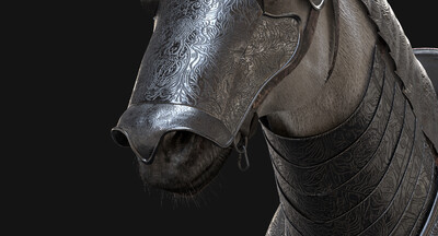 铠甲马 装甲的战士马 战马 盔甲马 宝马 马匹 骏马 写实马 千里马