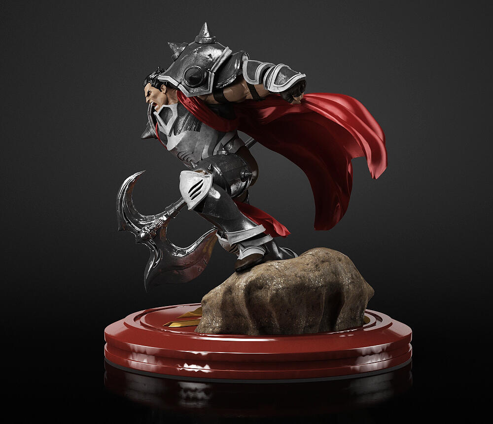 英雄联盟 诺克萨斯之手·德莱厄斯 手办模型