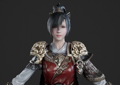 女將軍 女戰士 古代女將 士兵 軍人 美女 美人 古裝 漢服 小姐姐 古風