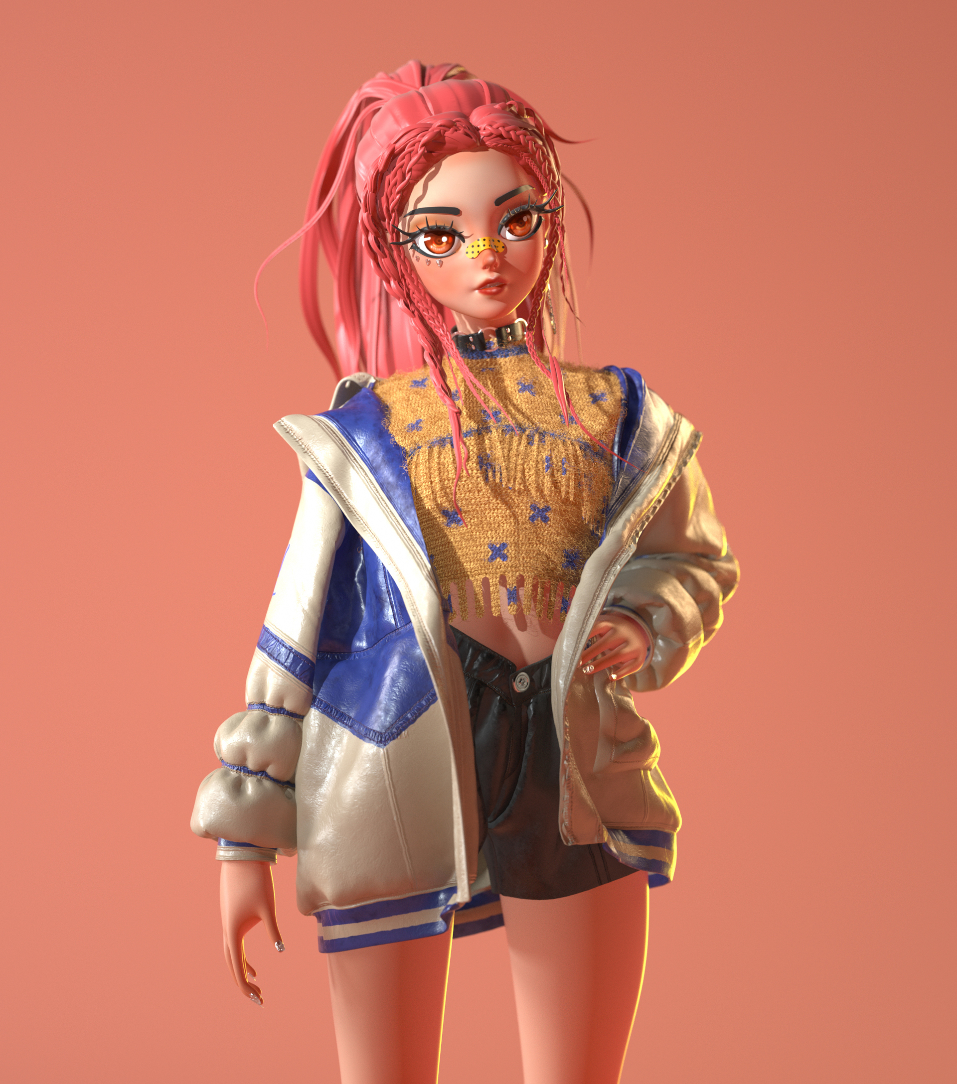 构图4 创意5 技术5 内容5 标签虚拟ipcg模型网(cgmodel.