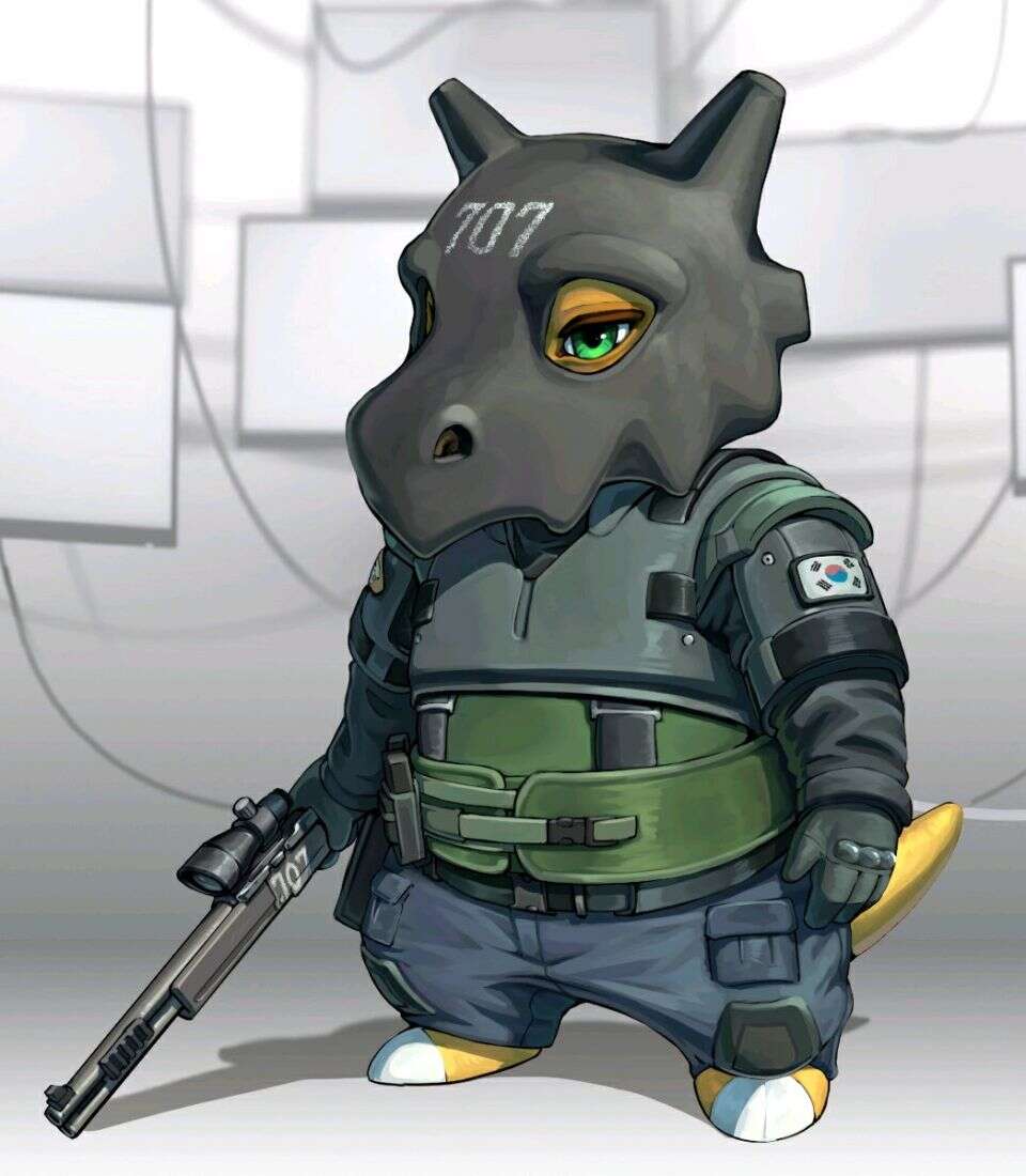 宝可梦卡拉卡拉x彩虹六号干员vigil