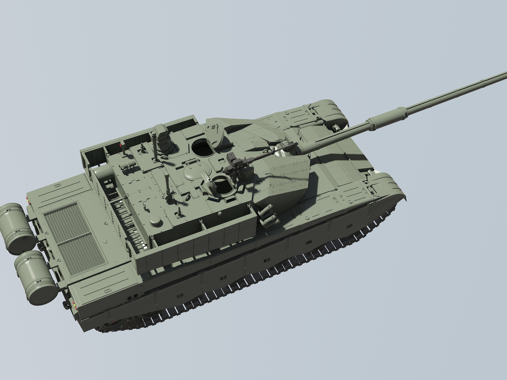 中国陆军99A主战坦克模型 - 工业/产品/道具 - 作品模型 - CG模型网