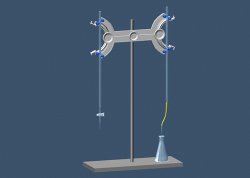 滴定台   滴定架   蝴蝶夹铁架台