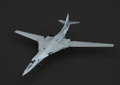 tu160 tu-160 图16_冰是沉默的水作品_飞机/航空器军用飞机_cg模型网
