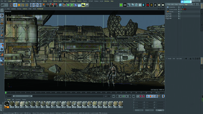 C4D科幻场景 外星模型-科幻场景模型库-Cinema 4D(.c4d)模型下载-cg模型网