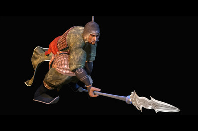 古代将军舞枪动画 将军 古代将军动画 将军杀敌动画 舞枪 将军挥舞