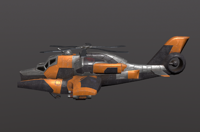 次世代pbr材质科幻直升机 武装直升机 轰炸机 运输机