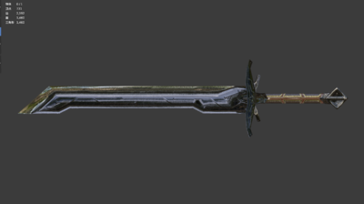 PBR次时代科幻大刀 武器模型-冷兵器模型库-其他模型下载-cg模型网