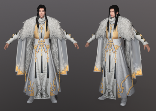 次世代古风美男子 古装白衣男角色 武侠剑侠风游戏男角色大侠 古风