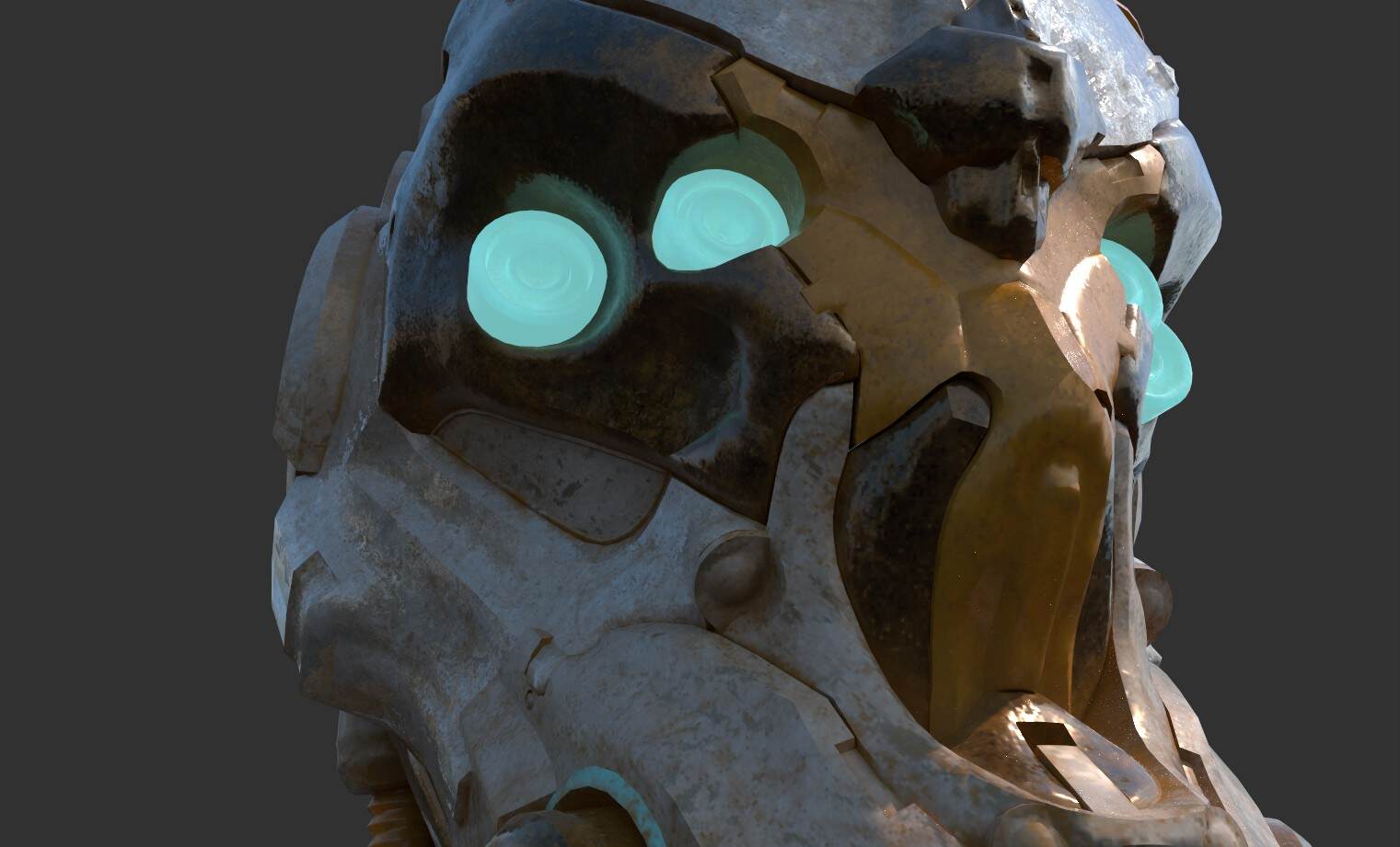 机甲头盔sp渲染