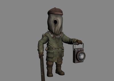 小小梦魇2 - 猎人_messagefrom作品_人物男人_cg模型网