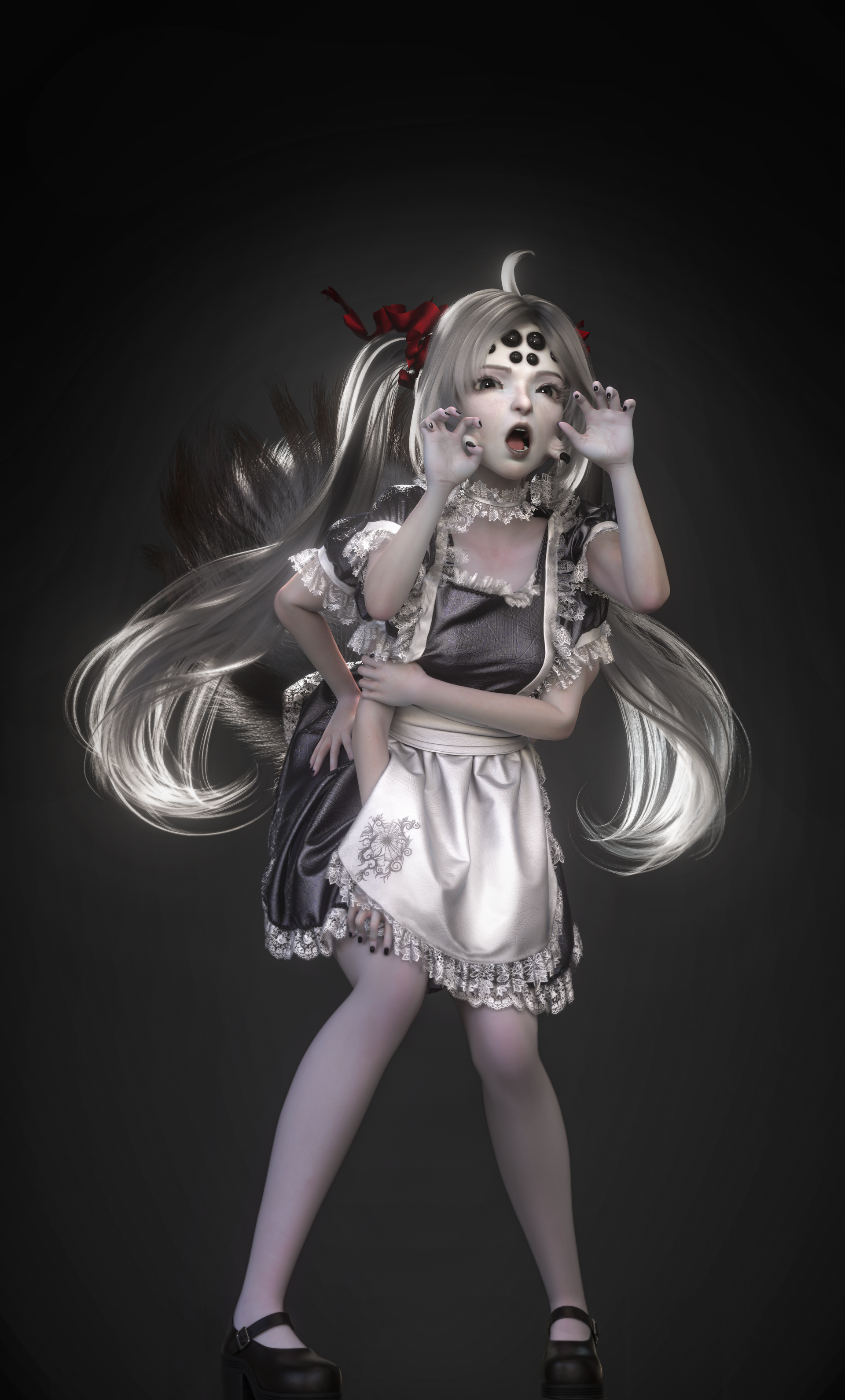 女仆_吴老魔的邂逅作品_角色/人物/生物_cg模型网