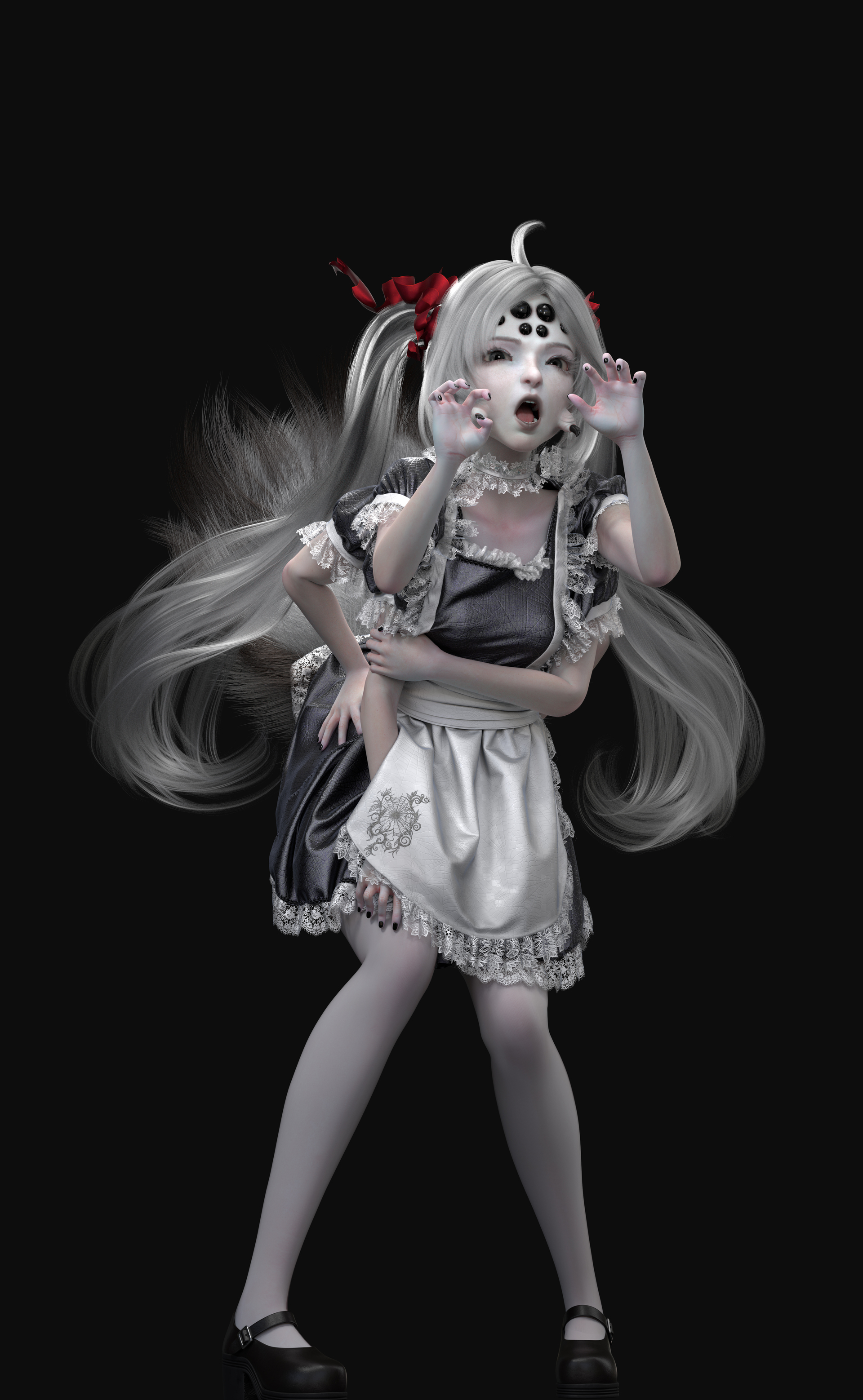 女仆_吴老魔的邂逅作品_角色/人物/生物_cg模型网