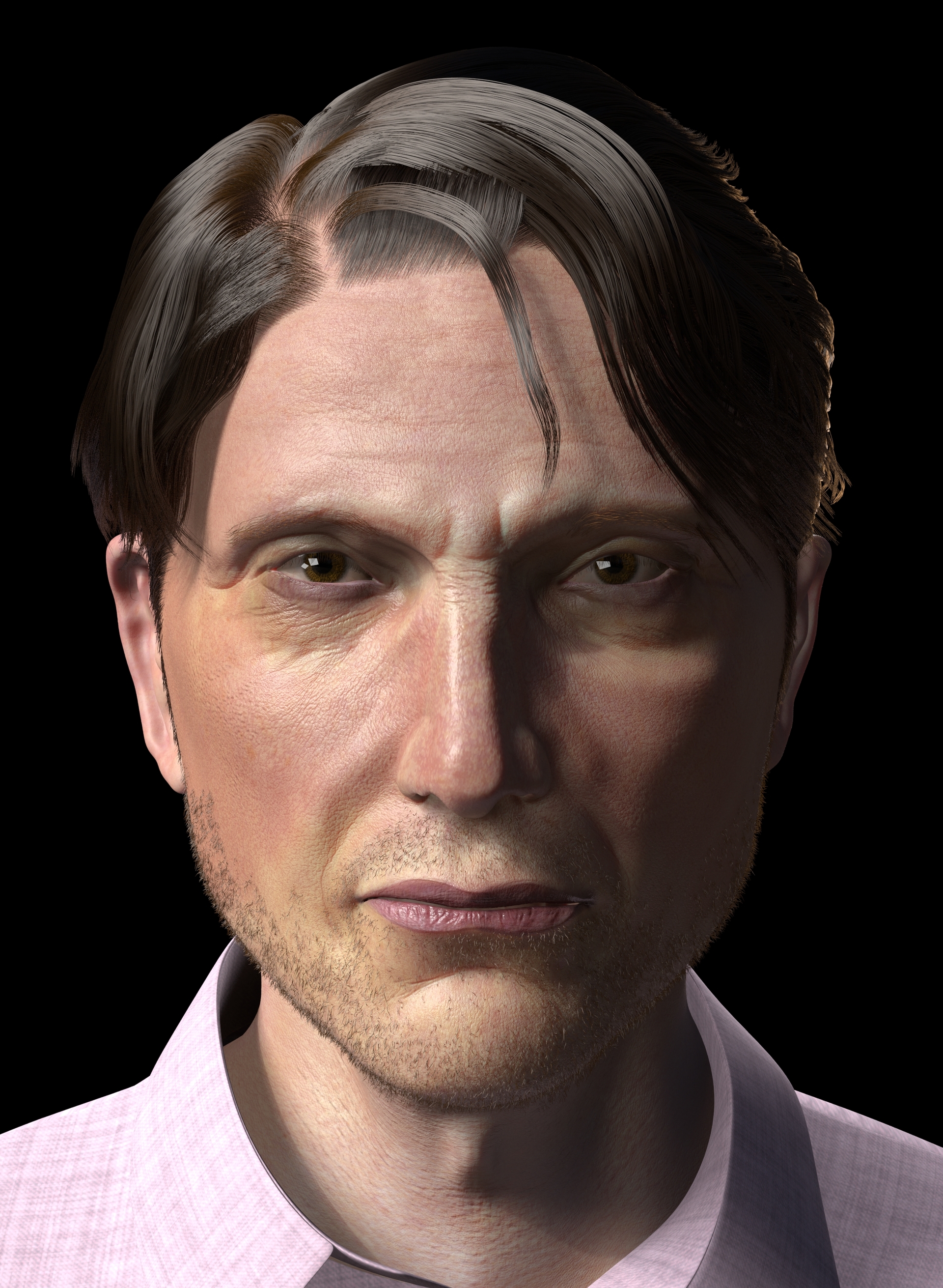 人头_falling丶stars作品_角色/人物/生物_cg模型网