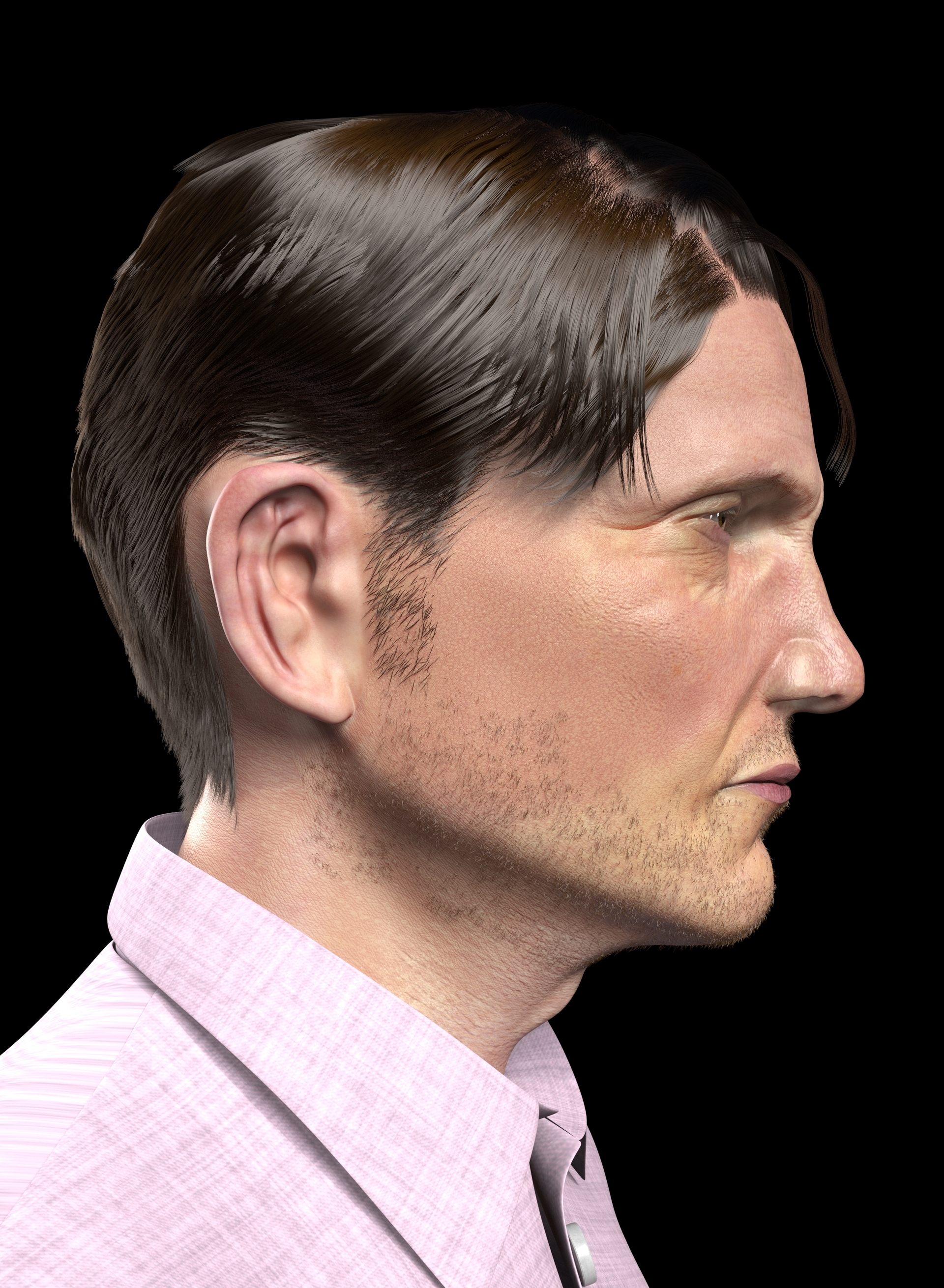 人头_falling丶stars作品_角色/人物/生物_cg模型网