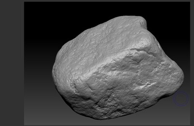 雕刻 岩石 高模 rock 石头 山石 _lihuaming作品_石头植物石头_cg模型