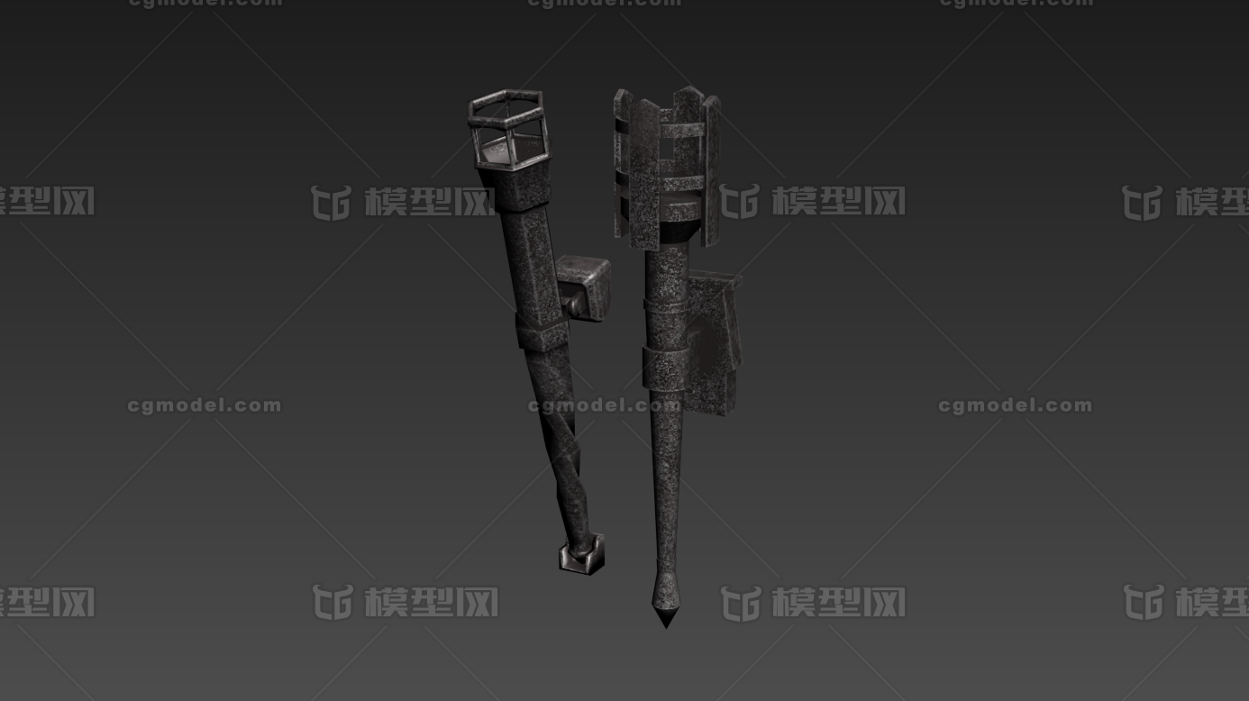 火把 火炬模型-其他模型库-其他模型下载-cg模型网