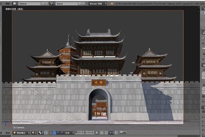 游戏场景 漫画场景模型-古代场景模型库-FBX(.fbx)模型下载-cg模型网
