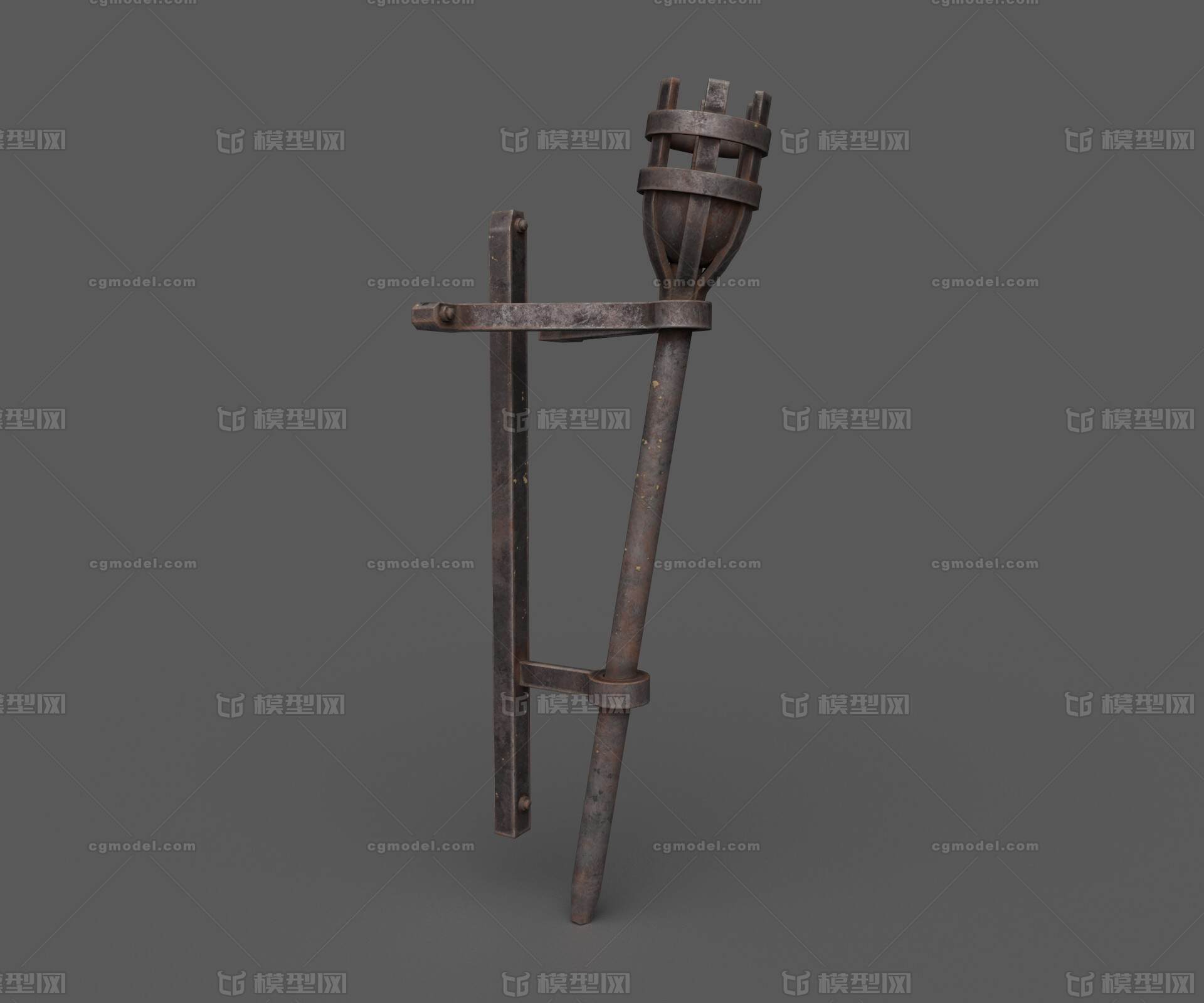 PBR 火把模型-场景部件模型库-Substance Painter(.spp/.sbsar)模型下载-cg模型网