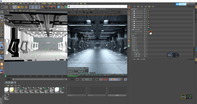 c4d 科技场景搭建模型-科幻建筑模型库-Cinema 4D(.c4d)模型下载-cg模型网