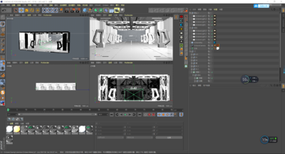 c4d 科技场景搭建模型-科幻建筑模型库-Cinema 4D(.c4d)模型下载-cg模型网