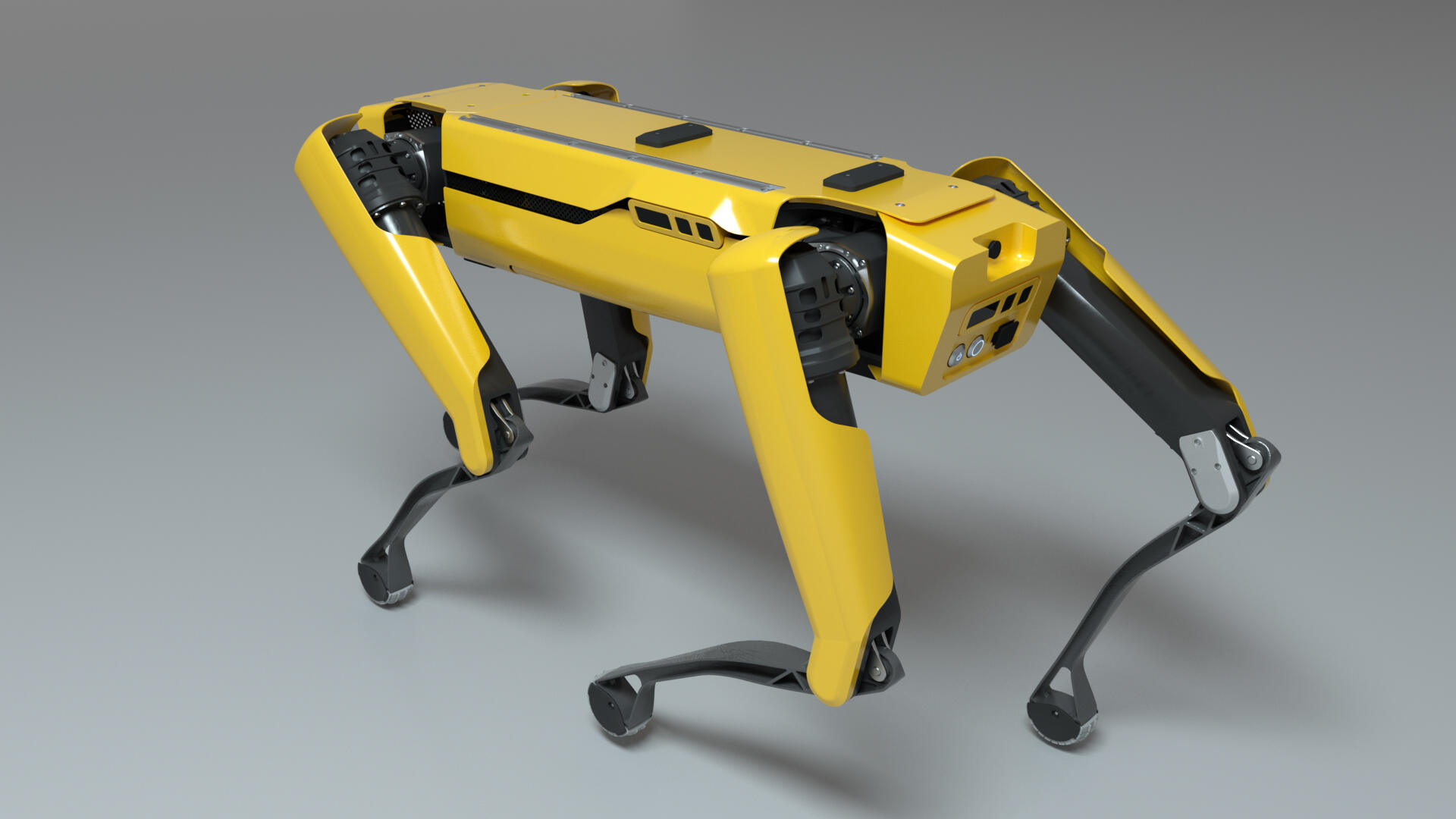 机器狗建模 渲染习作_天涯海角6作品_角色/人物/生物_cg模型网