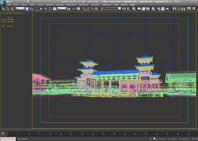 汉代瞭望塔建筑场景 塔楼模型-古代场景模型库-3ds Max(.max)模型下载-cg模型网