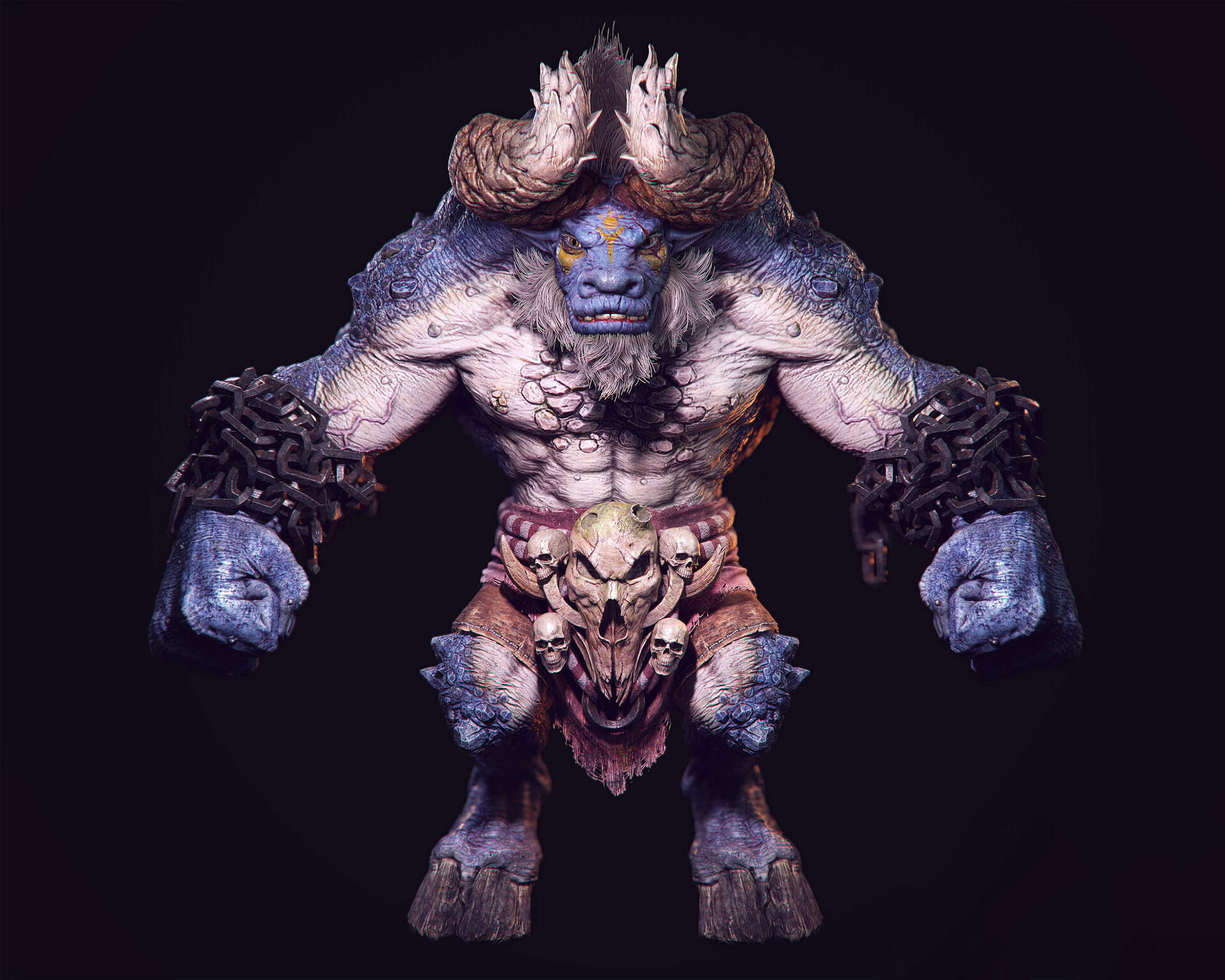 牛头怪_扶苏_childefusu作品_角色/人物/生物_cg模型网