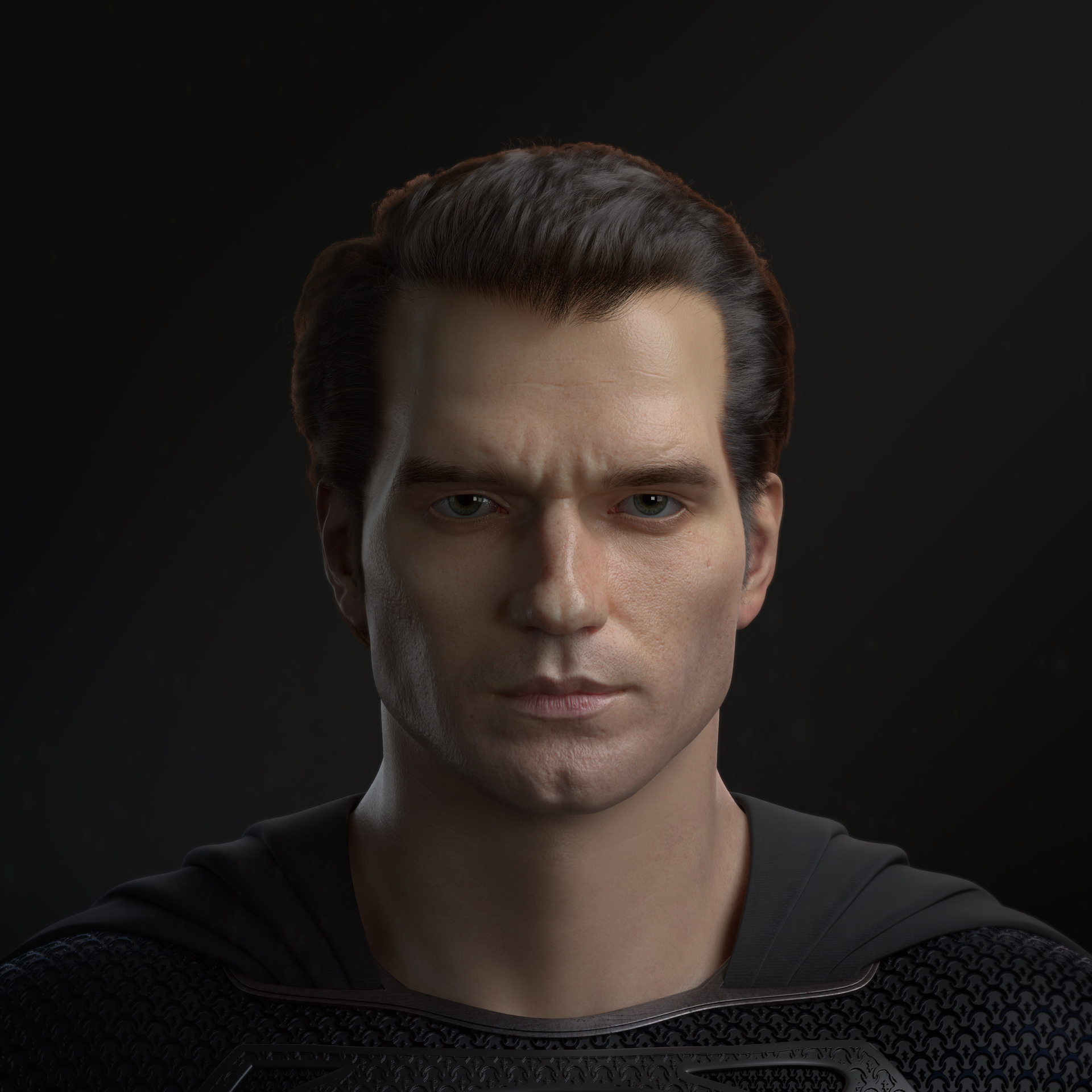 黑超人_烦烦烦烦烦作品_角色/人物/生物_cg模型网