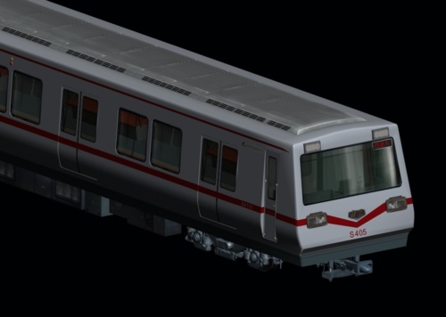 北京地铁,北京地铁一号线,轨_3252312938作品_车辆火车/轨道车_cg模型