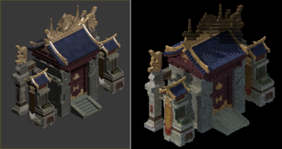 3转2写实场景模型 码头 主建筑 房子模型-古代场景模型库-3ds Max(.max)模型下载-cg模型网