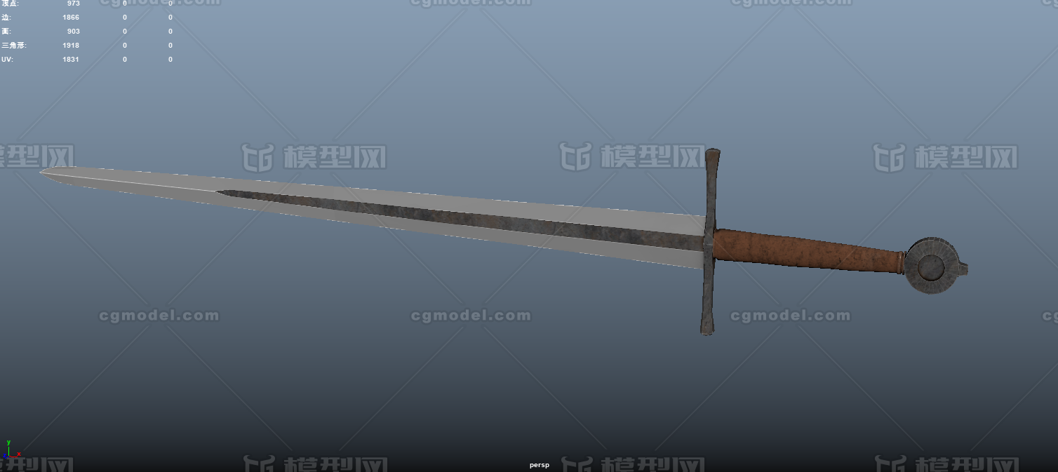 古代剑 中世纪古剑模型-冷兵器模型库-其他模型下载-cg模型网