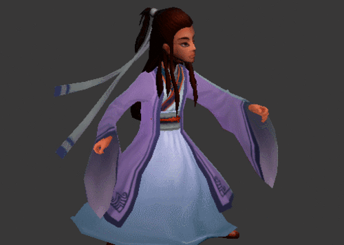 3D模型 古代人 古人 文人 书生 动作模型-男人模型库-3ds Max(.max)模型下载-cg模型网