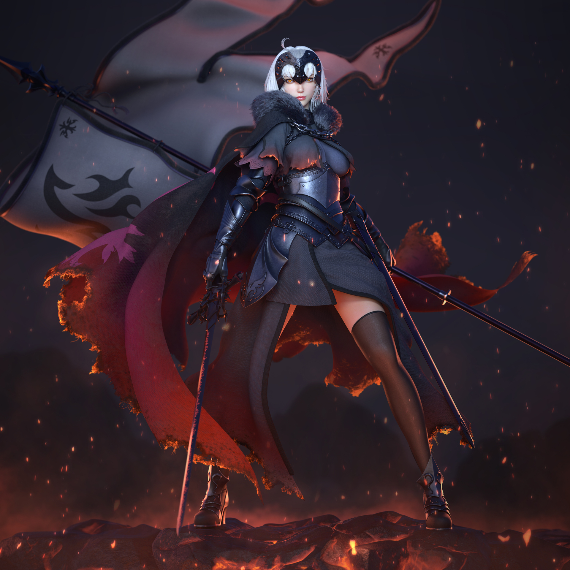 jeanne alter- fate/g_lsw957845146作品_角色/人物/生物_cg模型网