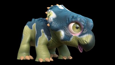 q版小恐龙 恐龙幼崽 恐龙幼仔 可爱小恐龙 恐龙宝宝远古生物霸王龙