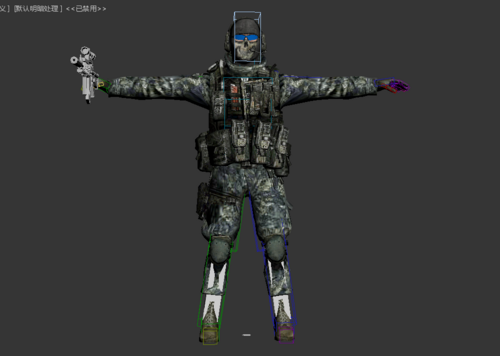 codghost rig模型-男人模型库-3ds Max(.max)模型下载-cg模型网