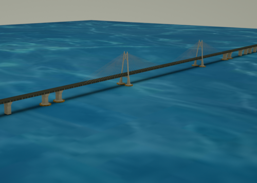 港珠澳大桥模型