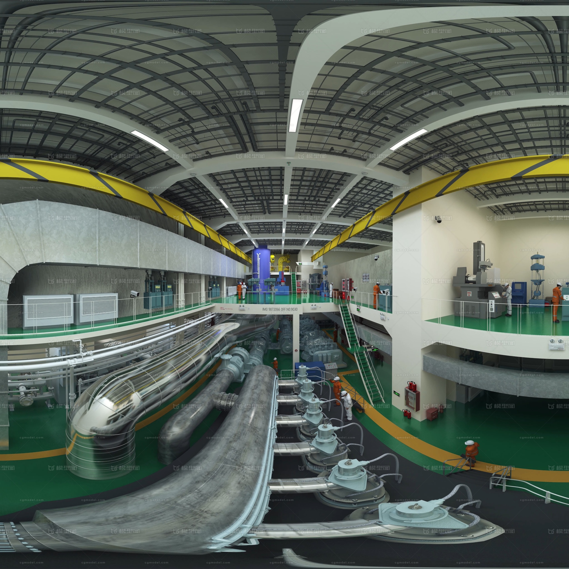 船舱内部 货轮内部模型-现代场景模型库-3ds Max(.max)模型下载-cg模型网
