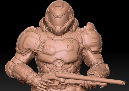 毁灭战士永恒 毁灭战士 带魔埚剑_lucky-devill作品