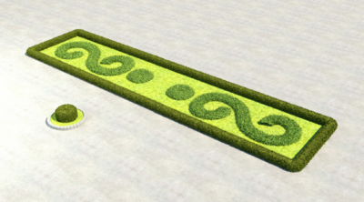 花墙花圃花坛草坪低面植物低面花 作品 石头植物草类石头植物草类 Cg模型网